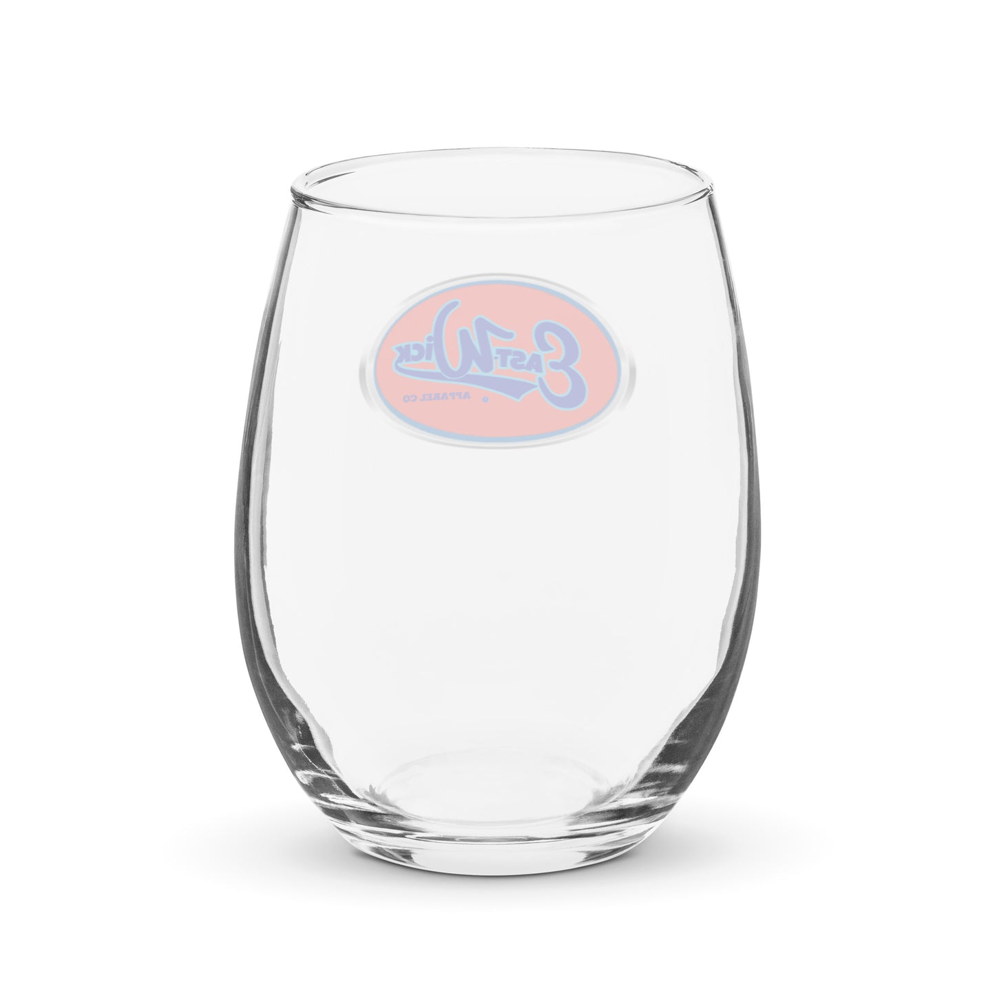 Stemless wine glass