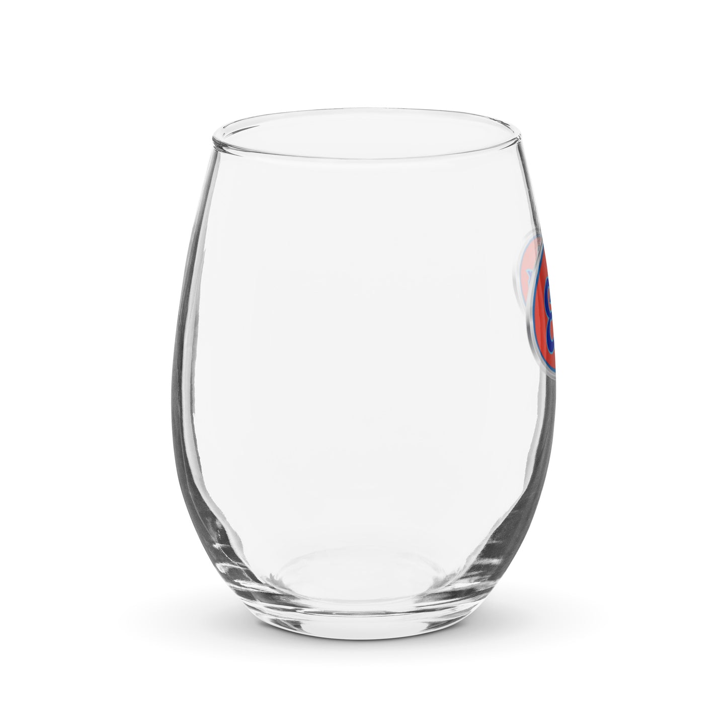 Stemless wine glass