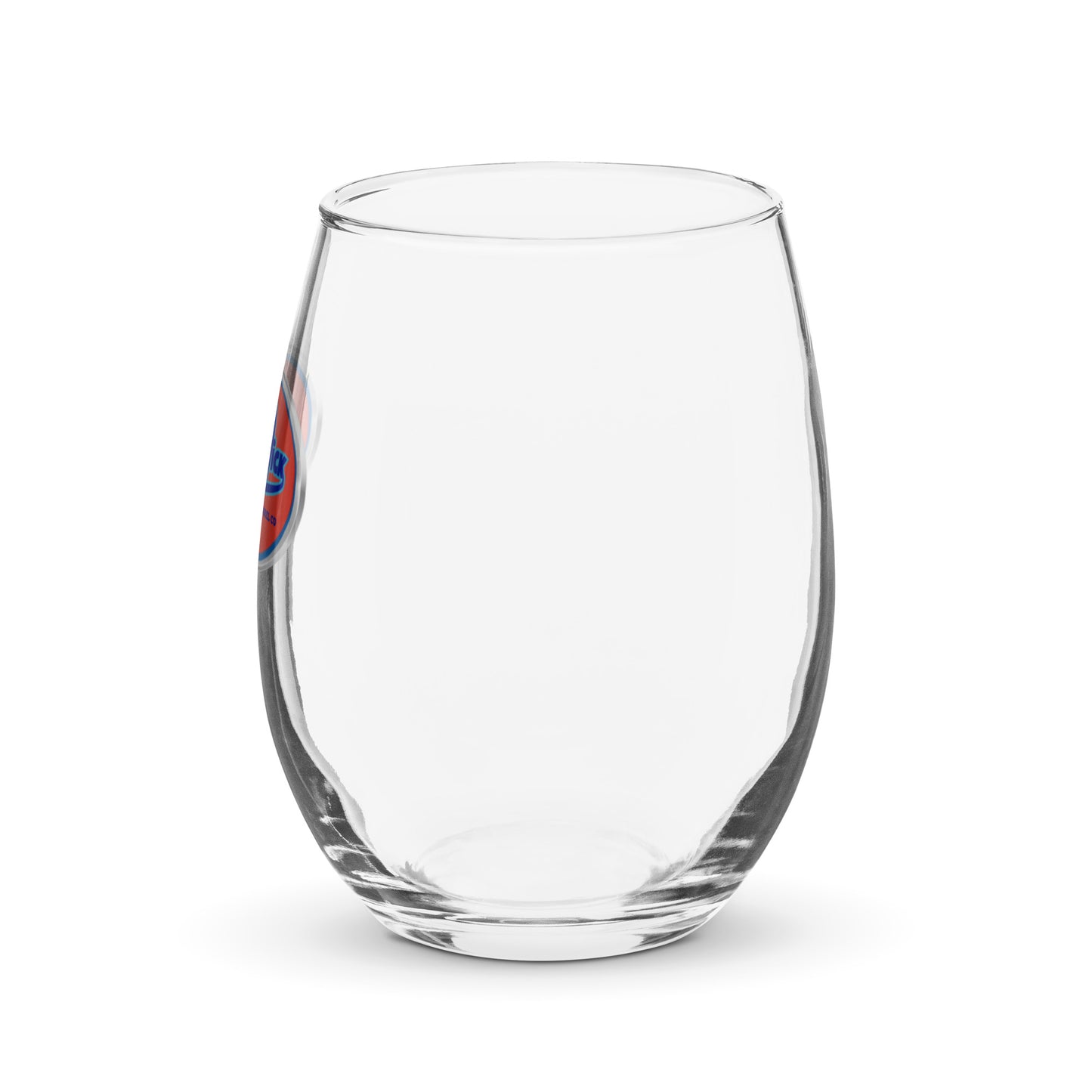 Stemless wine glass